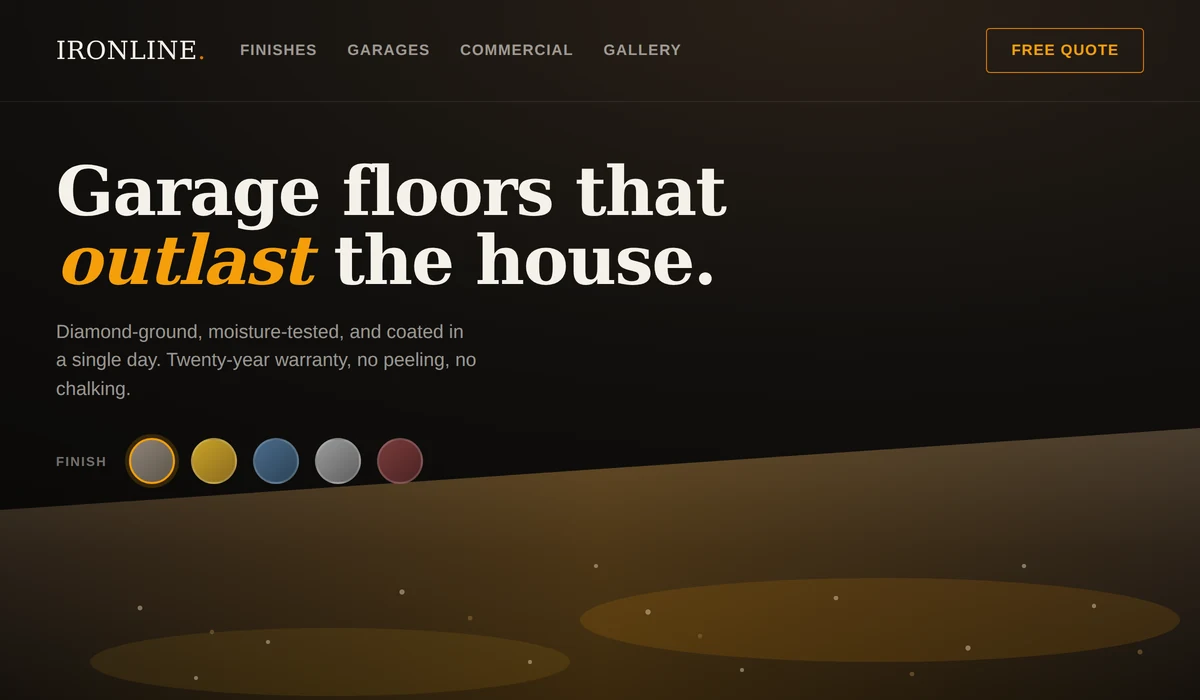 Rebuilt epoxy flooring website